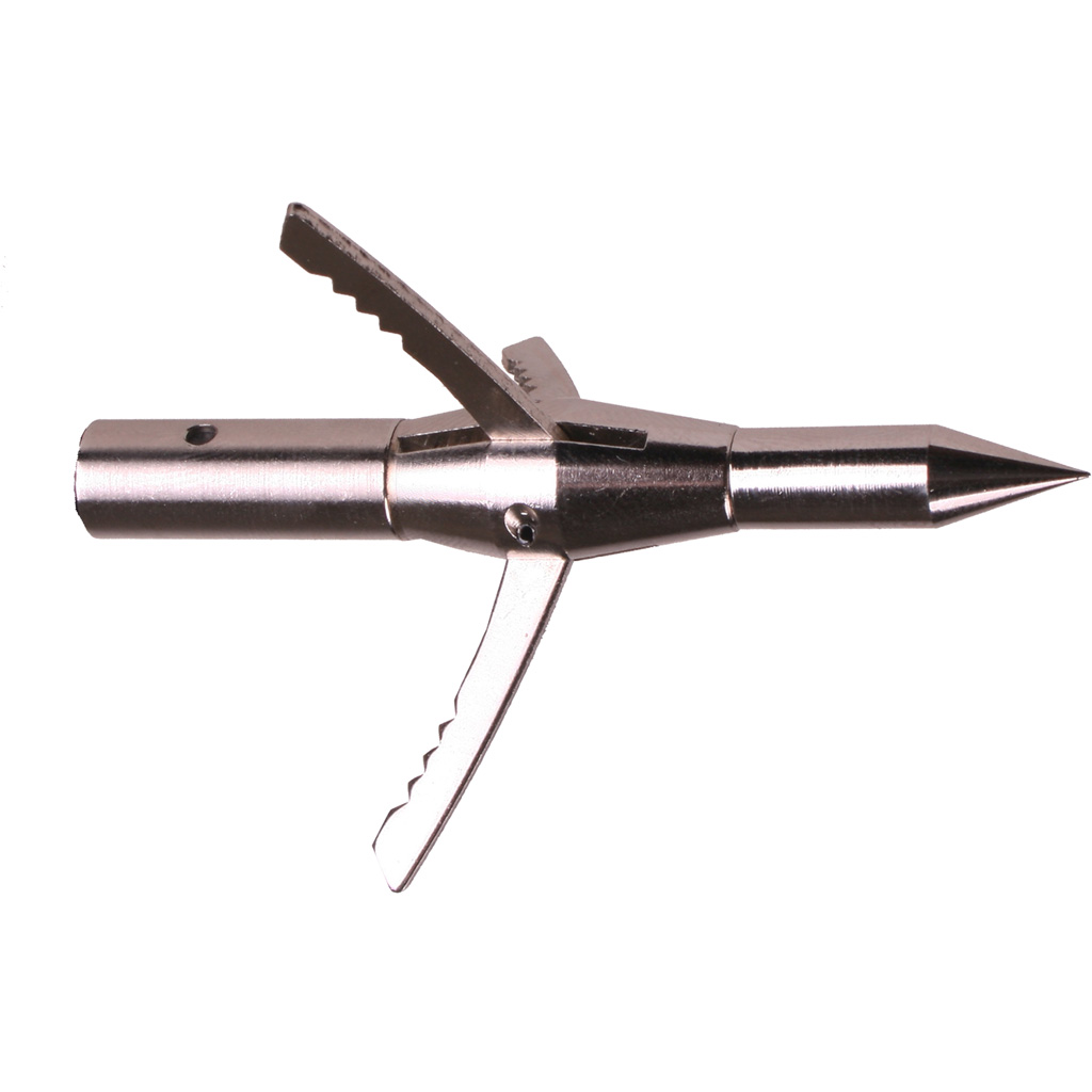 RPM 1009 Turbo Point Bowfishing Tip, 3 Serrated Barbs, Stainless Steel