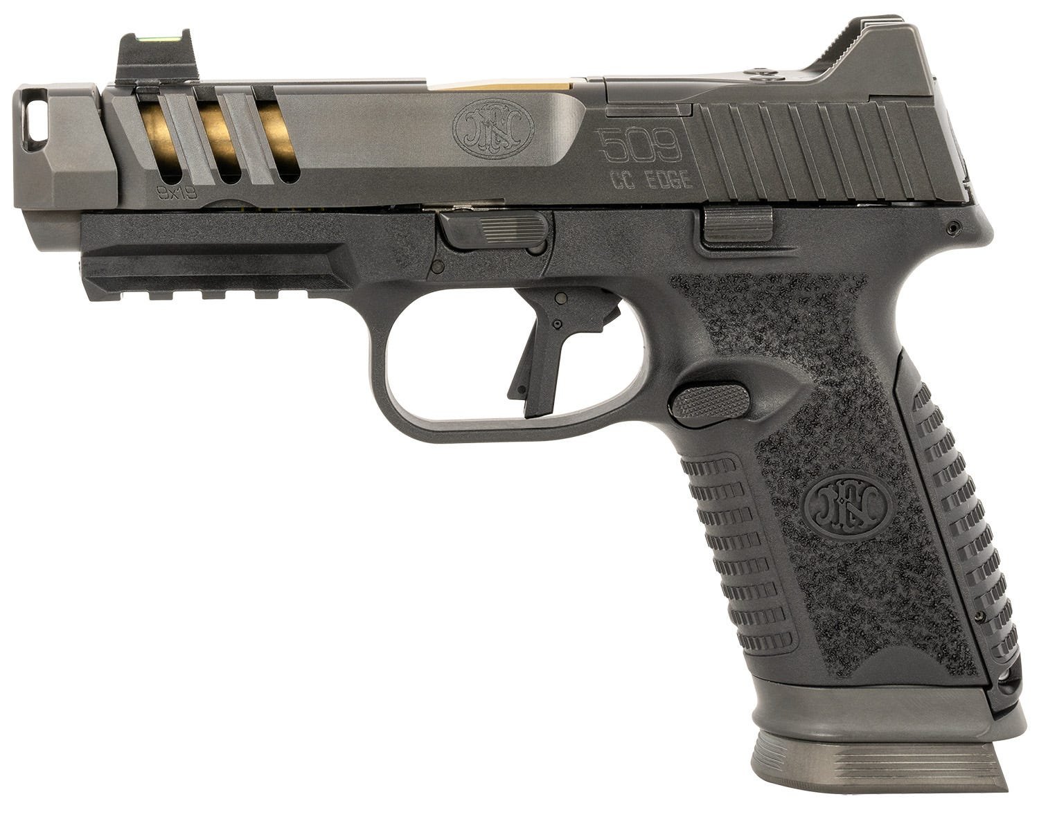 FN 509 CC Edge XL 9mm 4.2 in Black Gray 17 Rd Double-Action Striker-Fired - FN America - 9mm