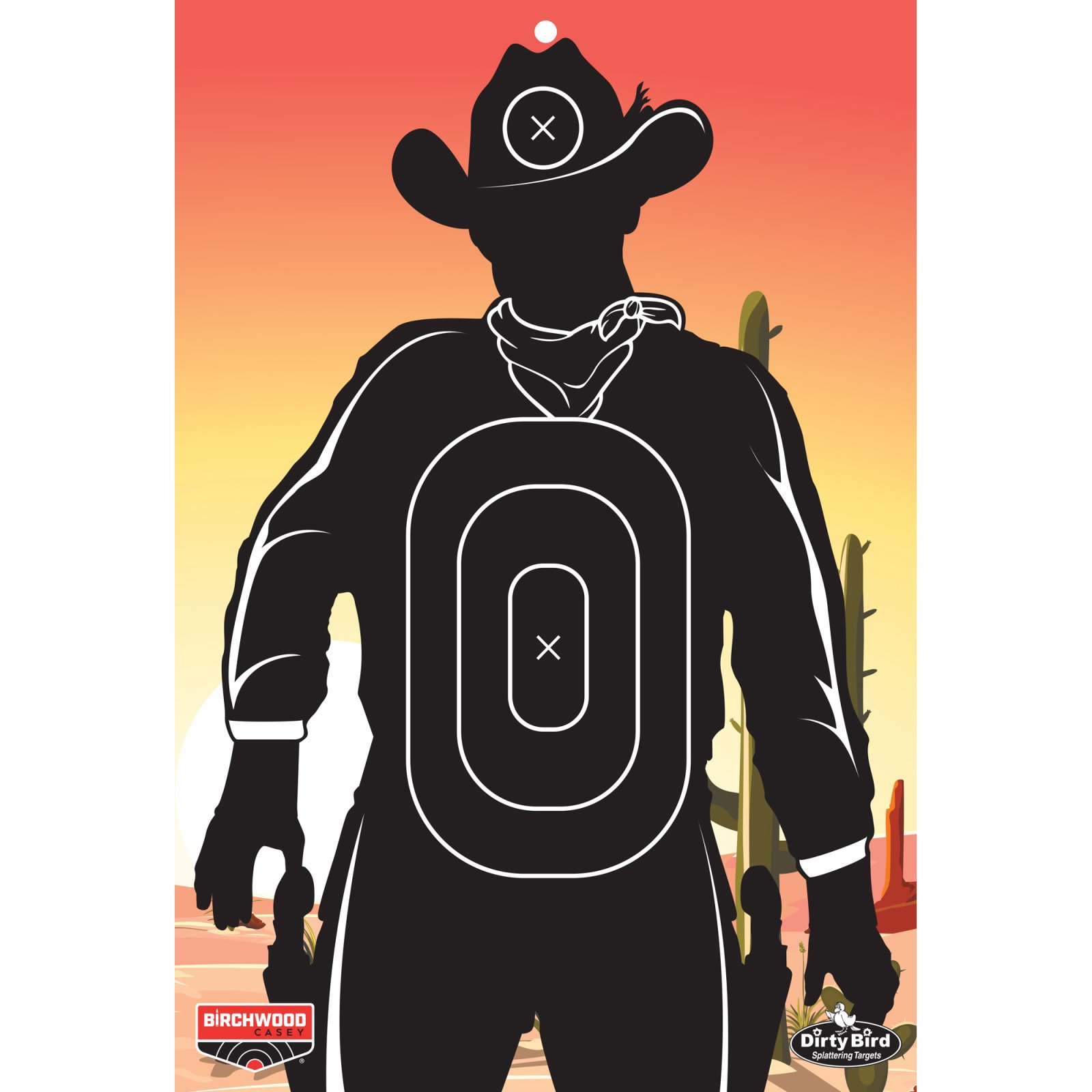Birchwood Casey Dirty Bird Gunslinger Skyline Target 12x18 6/ct