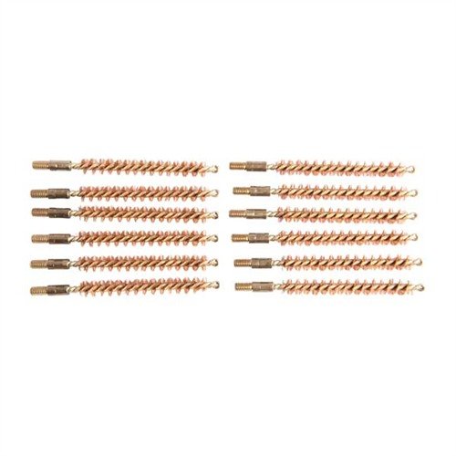 Sinclair INTERNATIONAL BRONZE RIFLE BORE BRUSH 6.5MM 8-32M 12 PACK