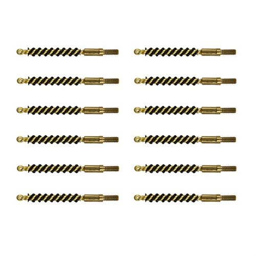Brownells Standard Line Brush Nylon .17 Caliber Pistol 12 Pack