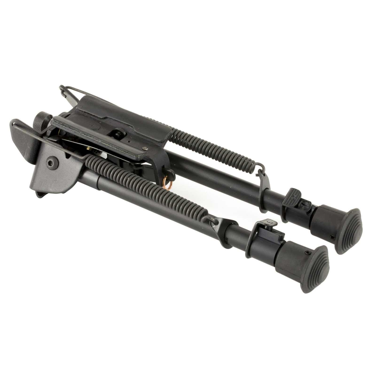 Harris LMS Swivel L Bipod 9-13 in Black Steel Aluminum Notched Legs