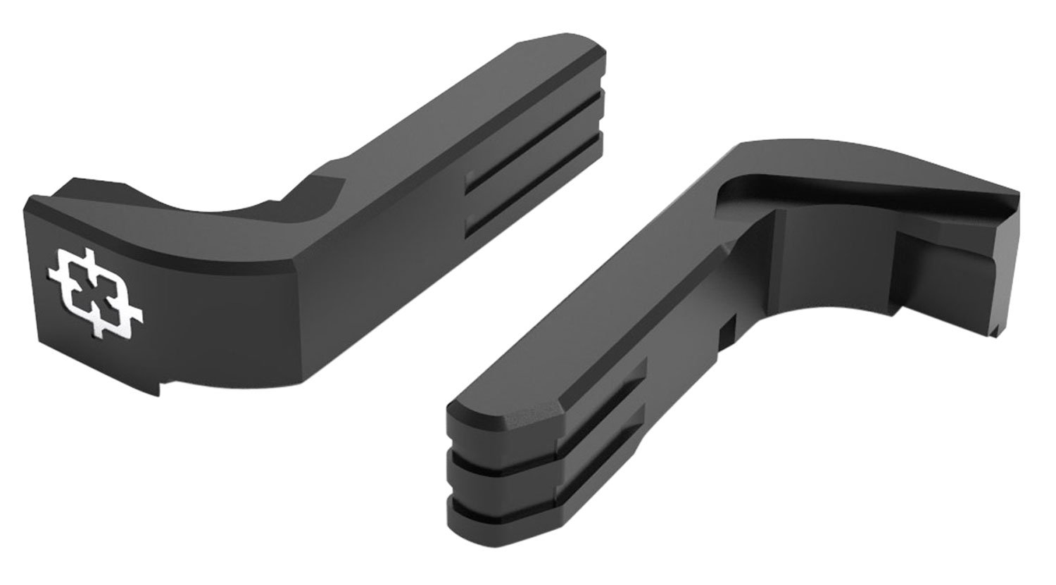 Cross Armory CRGMCBK Extended Mag Catch for Glock Gen1-3/P80 Black Aluminum