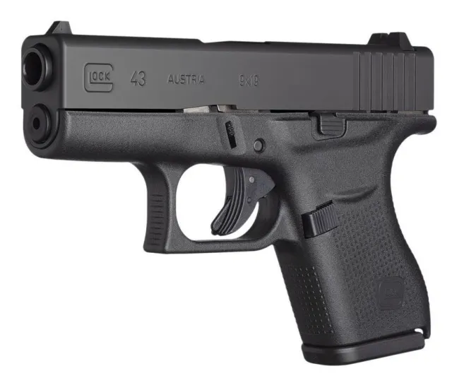 GLOCK PR43509 G43 G3 9mm 3.25" Gas Nitride Semi-Auto Pistol - Glock - 9MM for sale at TheGunDock