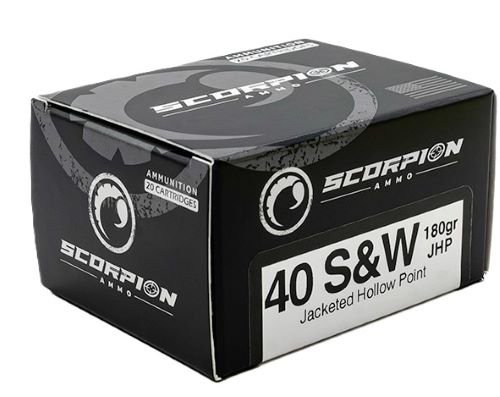 SCORPION 40 S&W 180GR JHP 20RD
