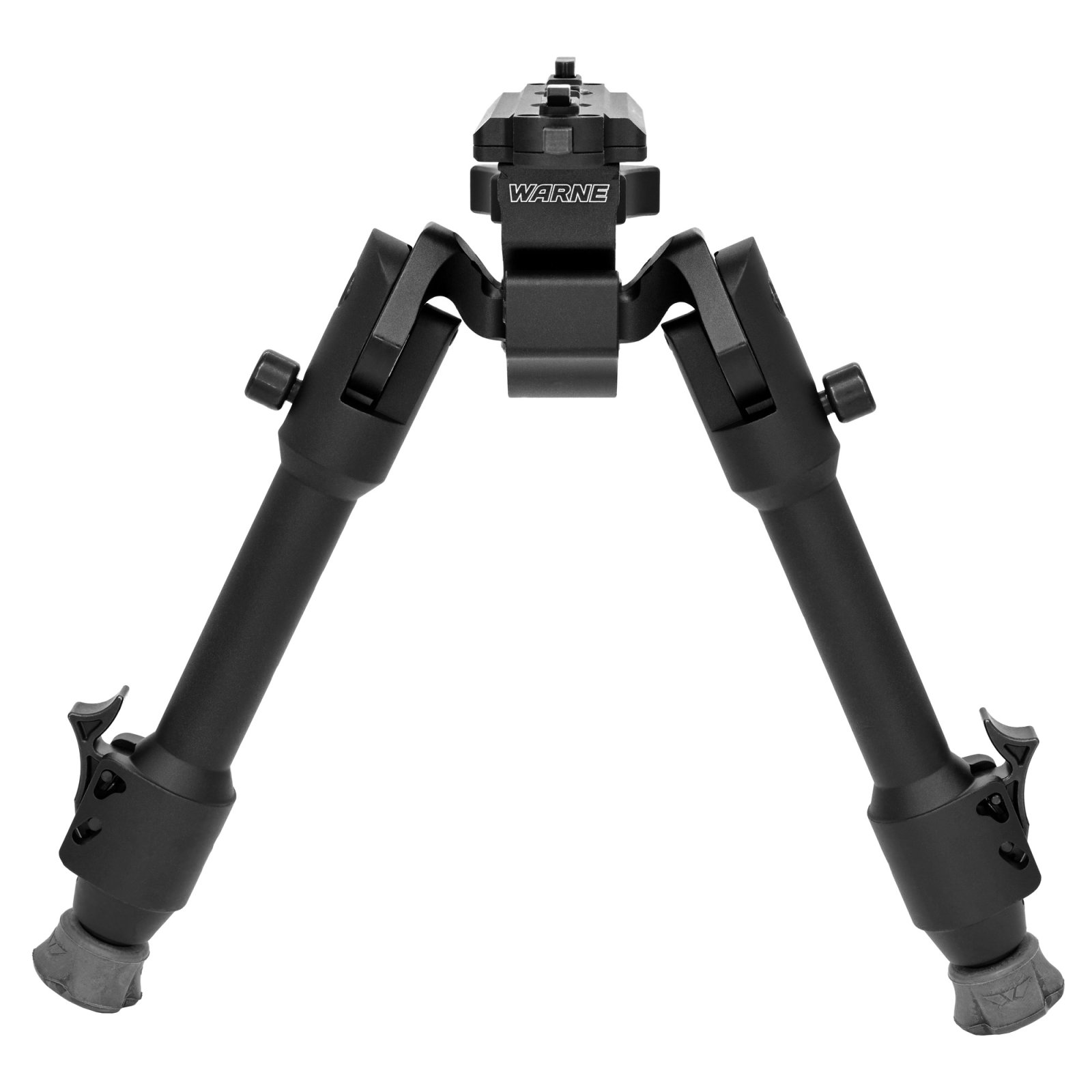 Warne 7904M Skyline Precision Bipod Folding Black Aluminum/Steel