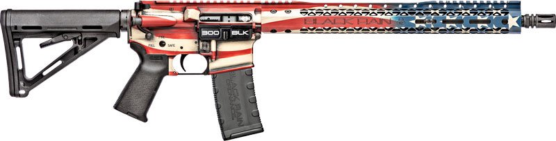 Black Rain Ordnance BRO-PAT-300BLK 16" Patriot Rifle .300BLK 30RD Flag - Black Rain Ordnance - 300BLK