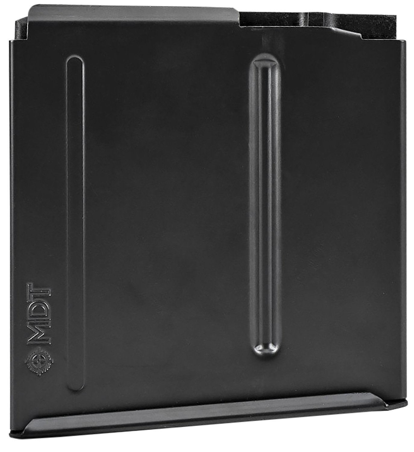 MDT 102089-BLK AICS Magazine 5rd .338 LM Black Steel Cerakote Elite