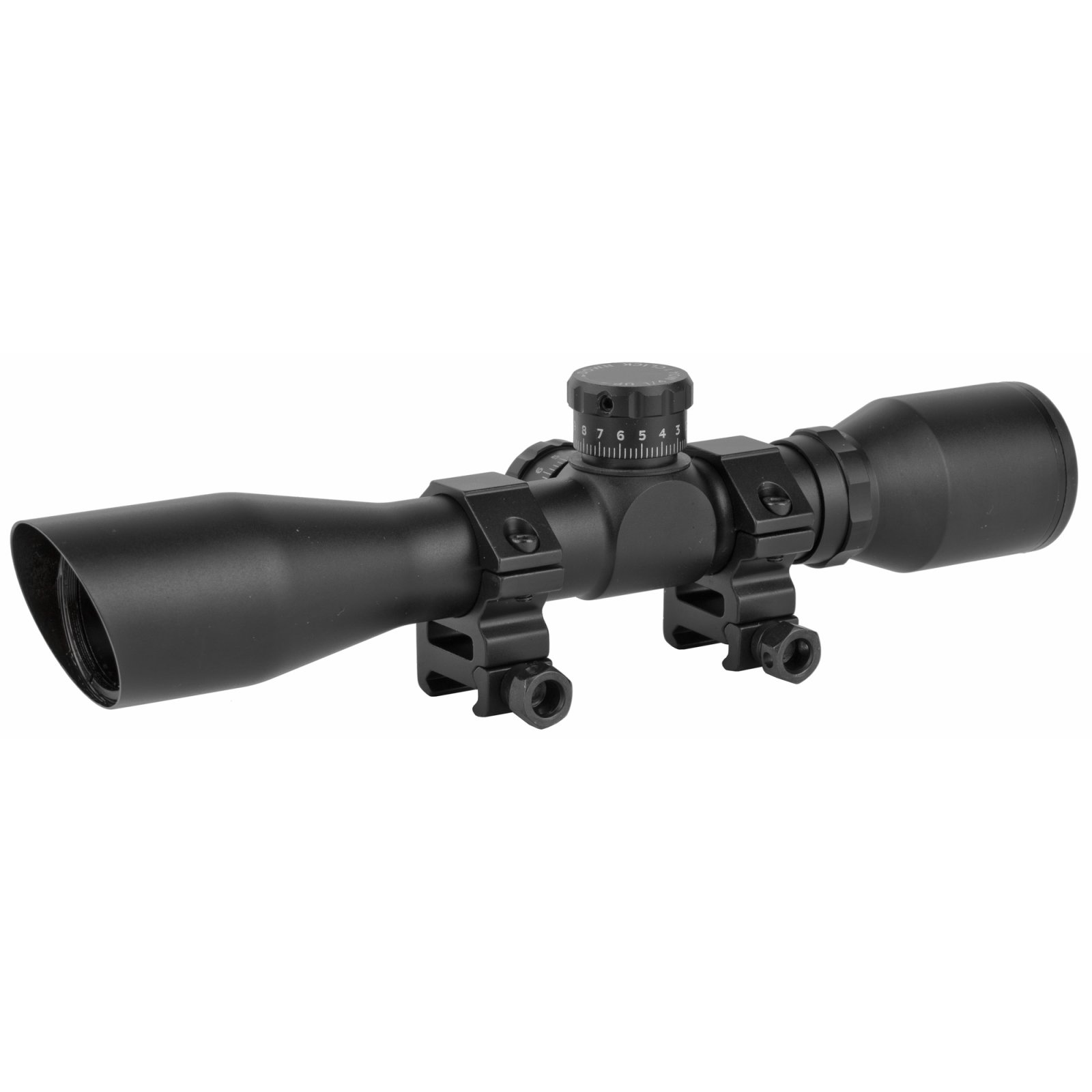 TruGlo TG8504BT Tru-Brite Xtreme 4x32 Tactical Scope Mil-Dot Matte Black