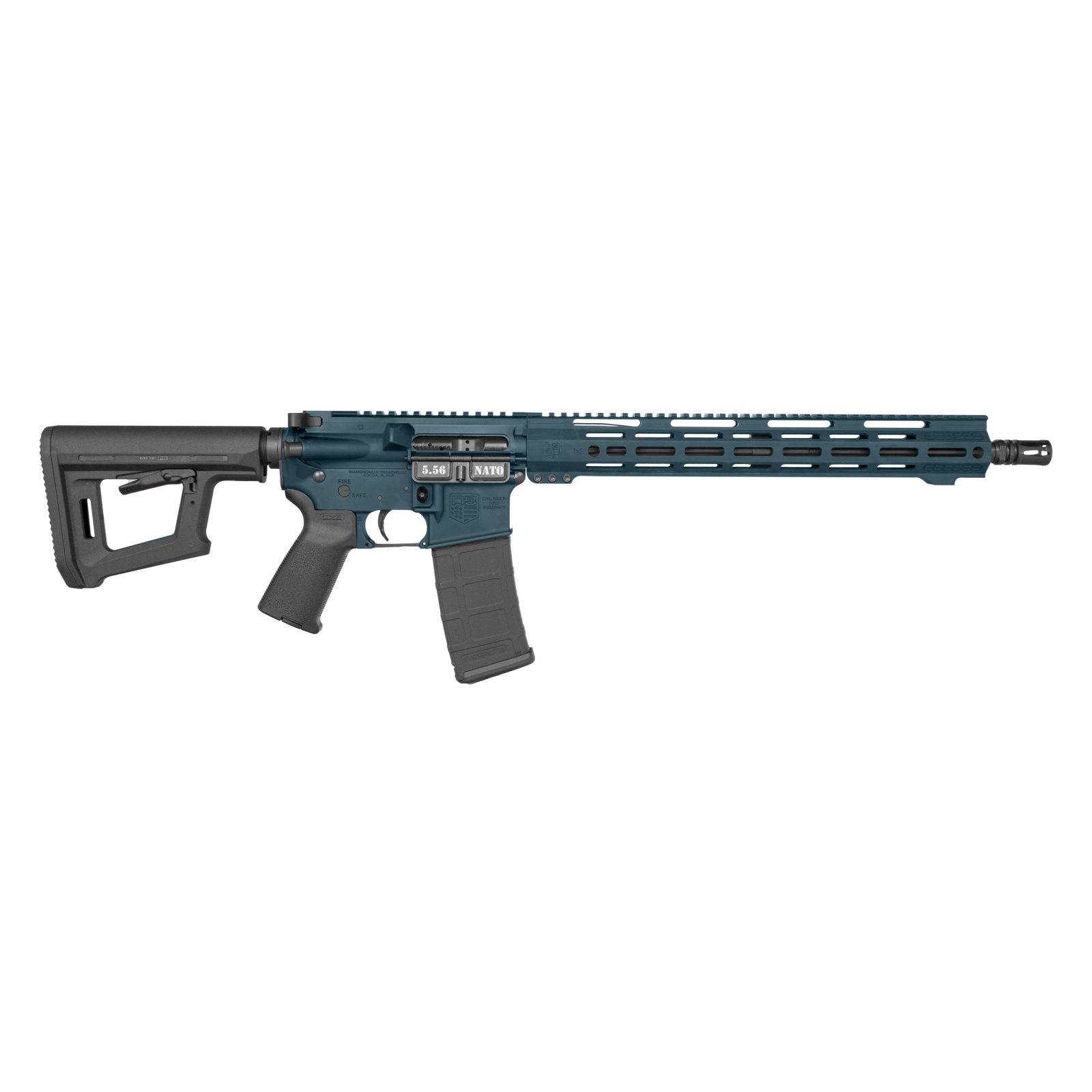 DiamondBack DB15 Carbon 5.56 NATO 30+1 16 Jesse James Blue Cerakote 