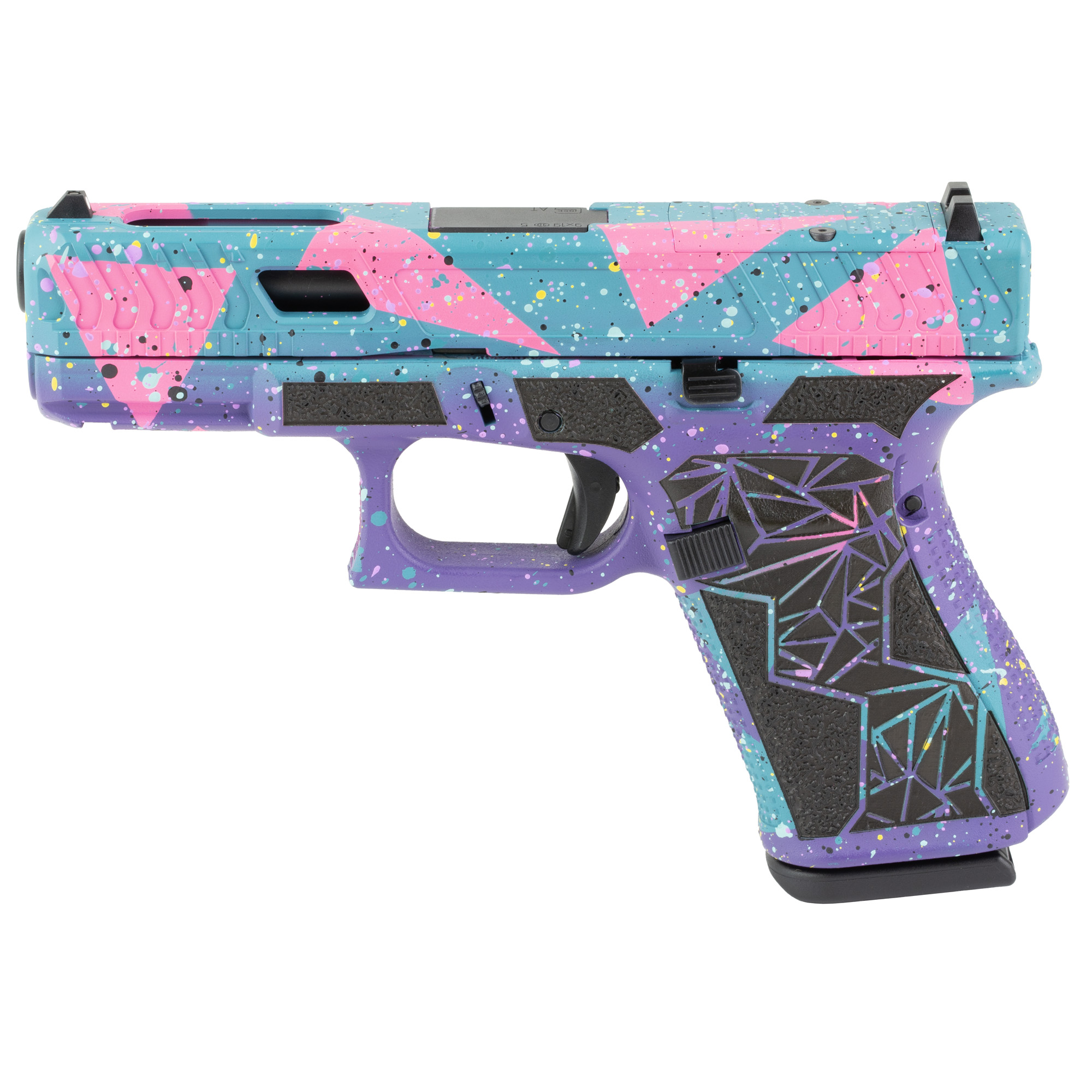 Glock PA195S203 19 Gen 5 9MM 4.02" Barrel Custom Cerakote 15 Rds