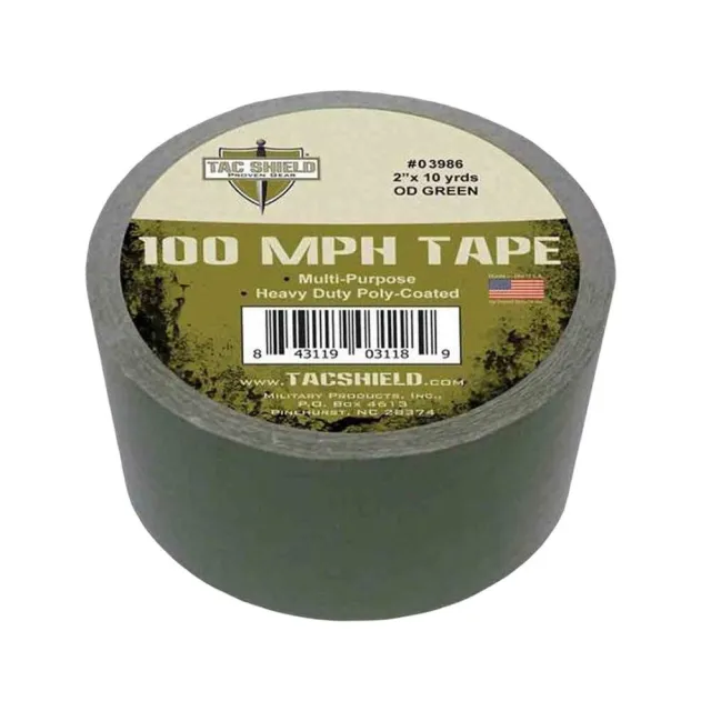 Tac Shield 100 MPH TAPE - 2IN X 10 YARDS OD GREEN - View 3