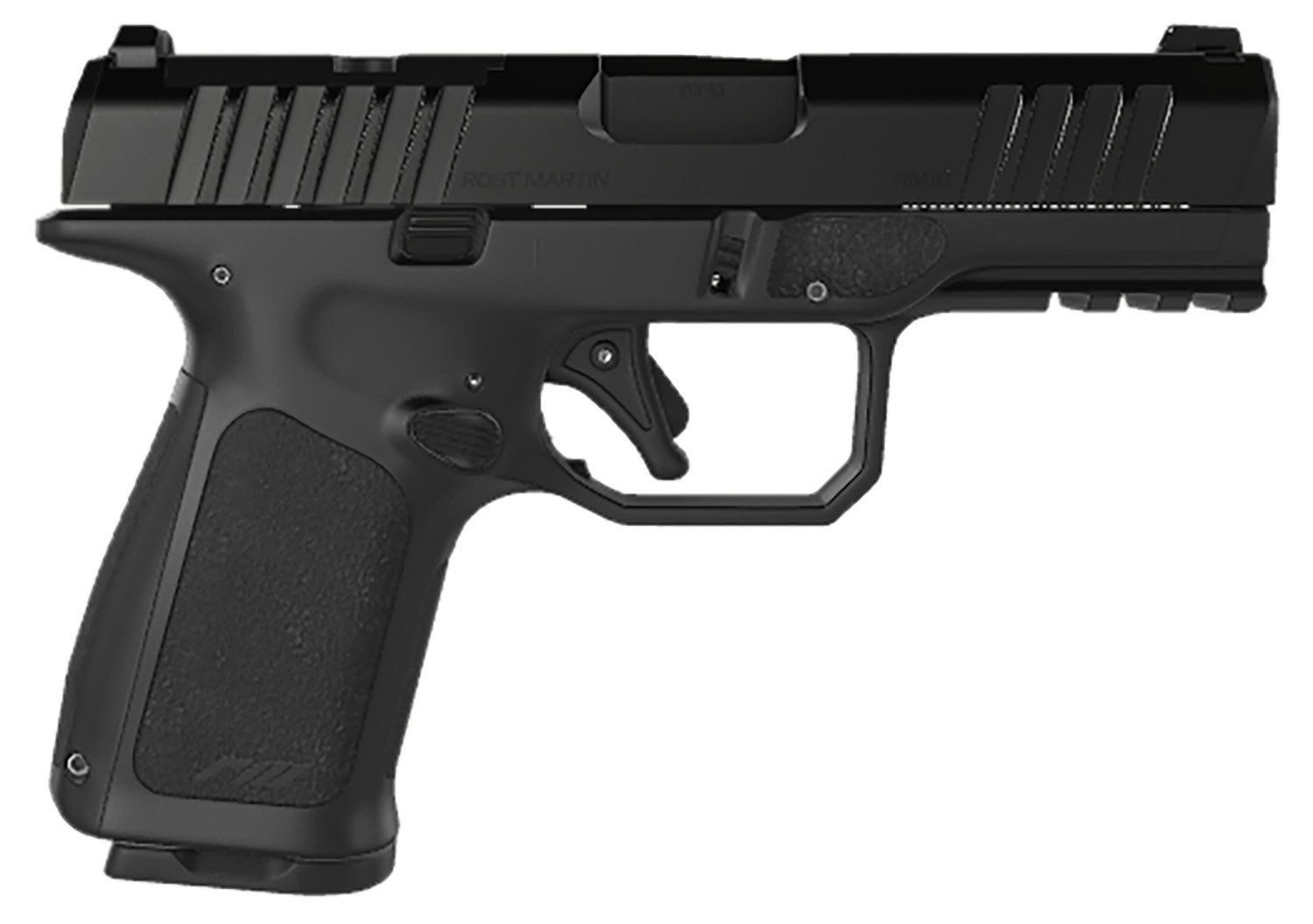 ROST MARTIN RM1C 9mm 4in 2x 15rd Mags Optics Ready Blk Pistol RM1CBLKOSP15 - RMARTIN - 9mm Luger (9x19 Parabellum)