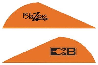 Bohning Blazer Vanes 10831NO2 Neon Orange 2 in 36 Pack 6 Grains - Bohning