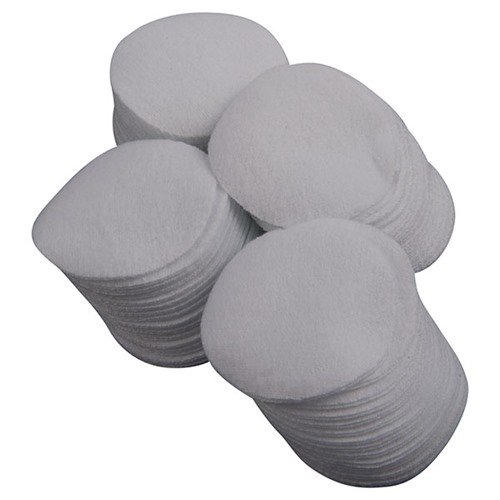 Brownells Round Cotton Flannel Patches 1.75" 7MM/9MM 100 Pack