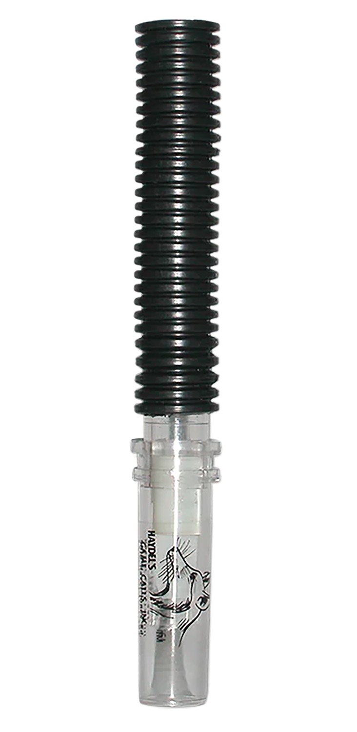 Haydel's CH92 Coyote Howler Tube Call Clear/Black Plastic - HAY - DOMINATE DOGS