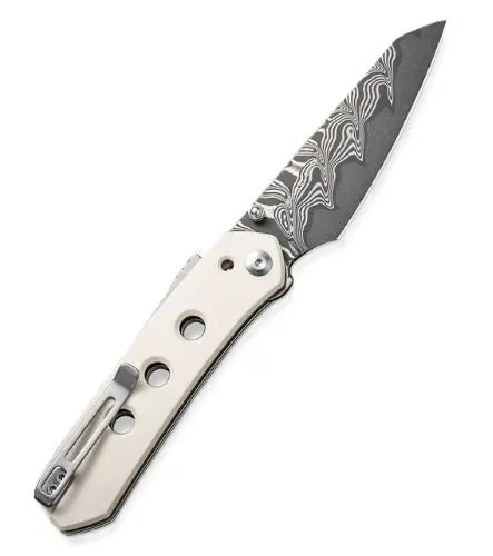 CIVIVI Vision FG 3 In Damascus Blade Ivory G10 Superlock