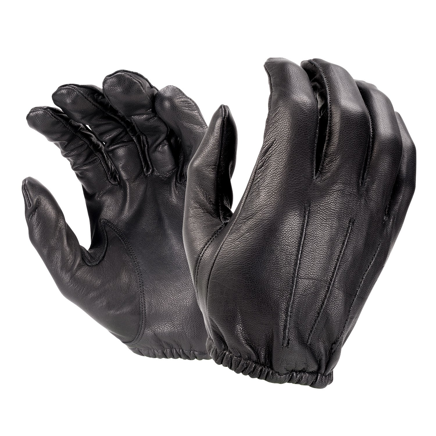 Hatch SG20P Dura-Thin Unisex Black Leather Gloves - Large Size, Ideal for Tactical Duty