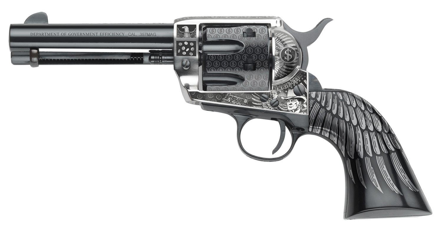 Pietta GW357DOGE434NMB Great Western II .357 Mag 4.75" Revolver - PIETTA - 357 Mag