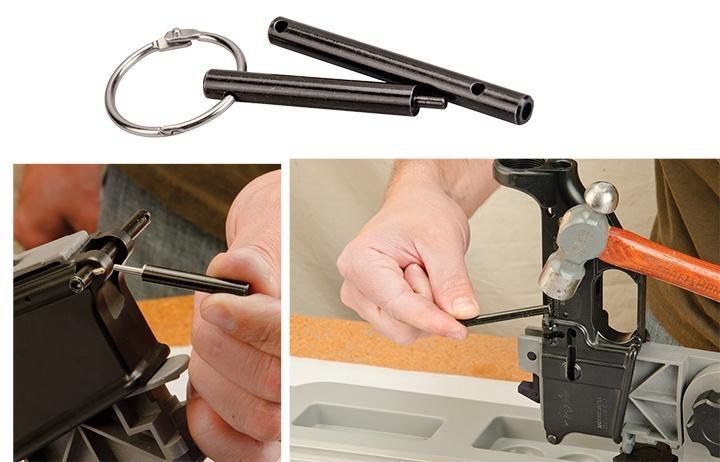 Wheeler 156243 Delta Series AR-15, M4, M16 Pivot & Roll Pin Tool - Black Zinc Plated Steel - Wheeler - STEEL