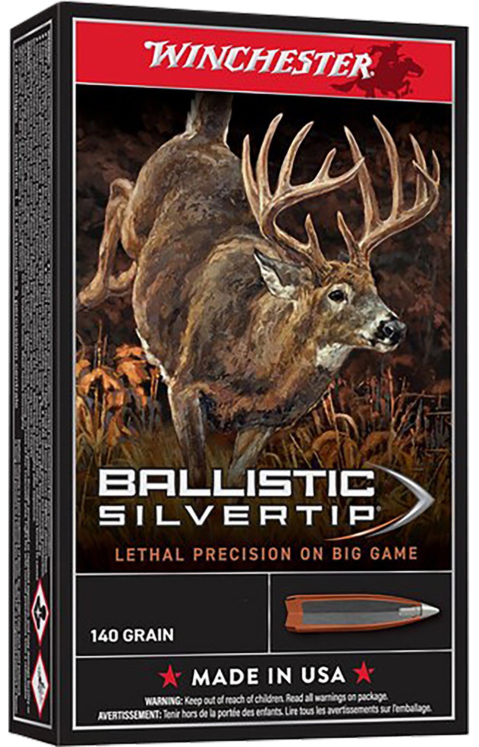 Winchester 6.5 PRC Ballistic Silvertip Ammo 140 gr. 20 rd.