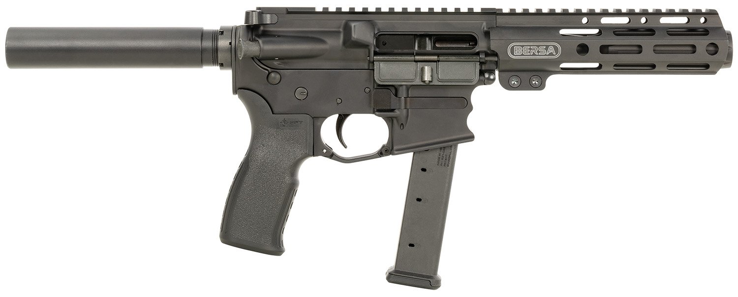 Bersa BAR9 AR Pistol 9mm 4in Barrel Hard Coat Anodized 33rd Capacity