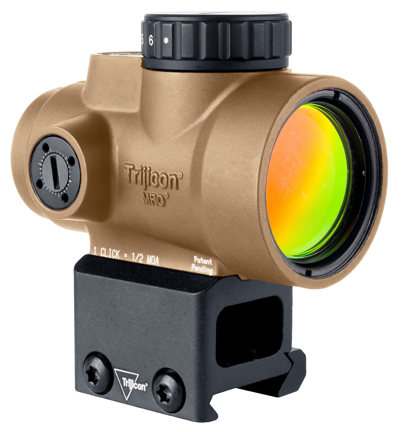 Buy Trijicon MRO SD Coyote Brown 1x25mm 2 MOA Red Dot Lower 1/3 Mount online
