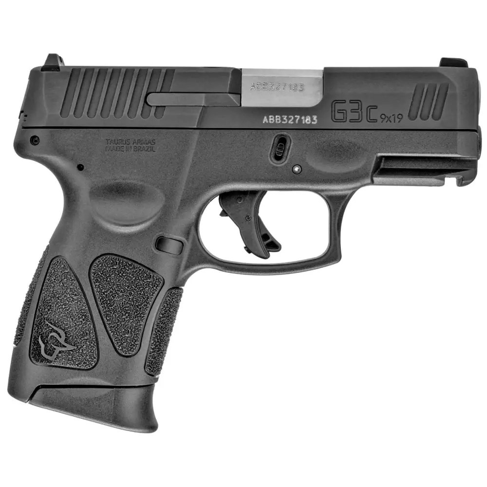 Taurus G3 Compact 9mm Luger 3.26" 10+1 Matte Black Steel Polymer Grip