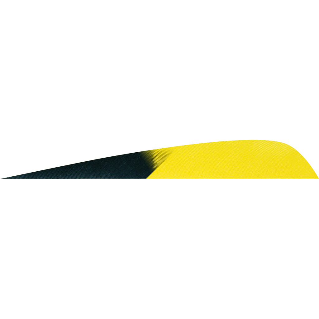 Gateway 400RPKFY-50 Parabolic Feathers Kuru Flo Yellow 4in RW 50pk