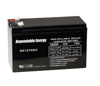 American Hunter DE30020 HR Rechargeable Battery Black 12 Volt 7 AMP - GSM Outdoors - 7.0 AMP