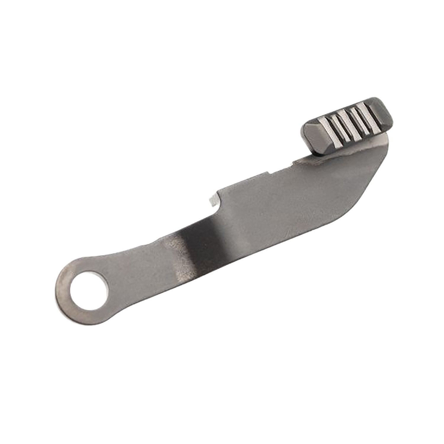 Tyrant CNC TDHCATSCLGREY Slide Release Springfield Hellcat Matte Grey Steel - Tyrant CNC - EXTENDED SLIDE RELEASE