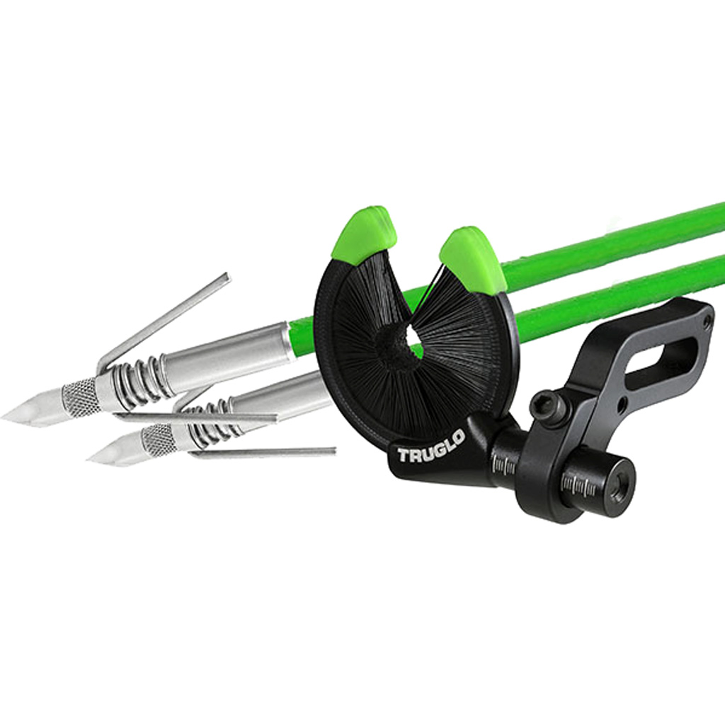 TruGlo TG-TG140F5G Bowfishing Ez-Rest Combo with 2 Spring Fisher Arrows