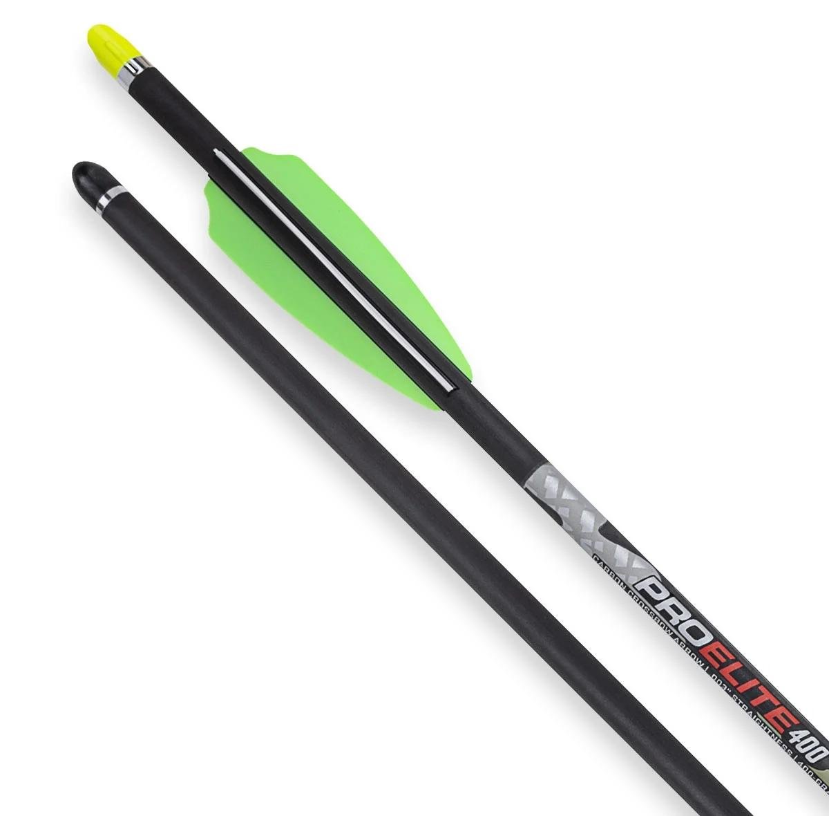 TenPoint HEA6603 Pro Elite 400 Arrows 20" Alpha Nocks 3pk .003 Straightness - TenPoint