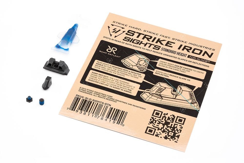 Strike Industries SI-G-SIGHTS-STN Iron Sight Set for Glock 37/38
