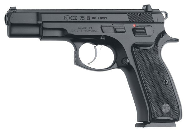CZ 75 B 9mm Luger 16+1 4.60" Barrel Steel Frame Black Polycoat
