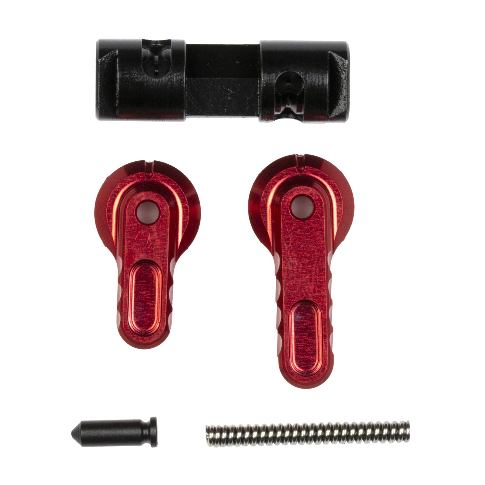 Battle Arms BAD-ASS-LITE-RED Ambidextrous Safety Selector, 90/60, Red