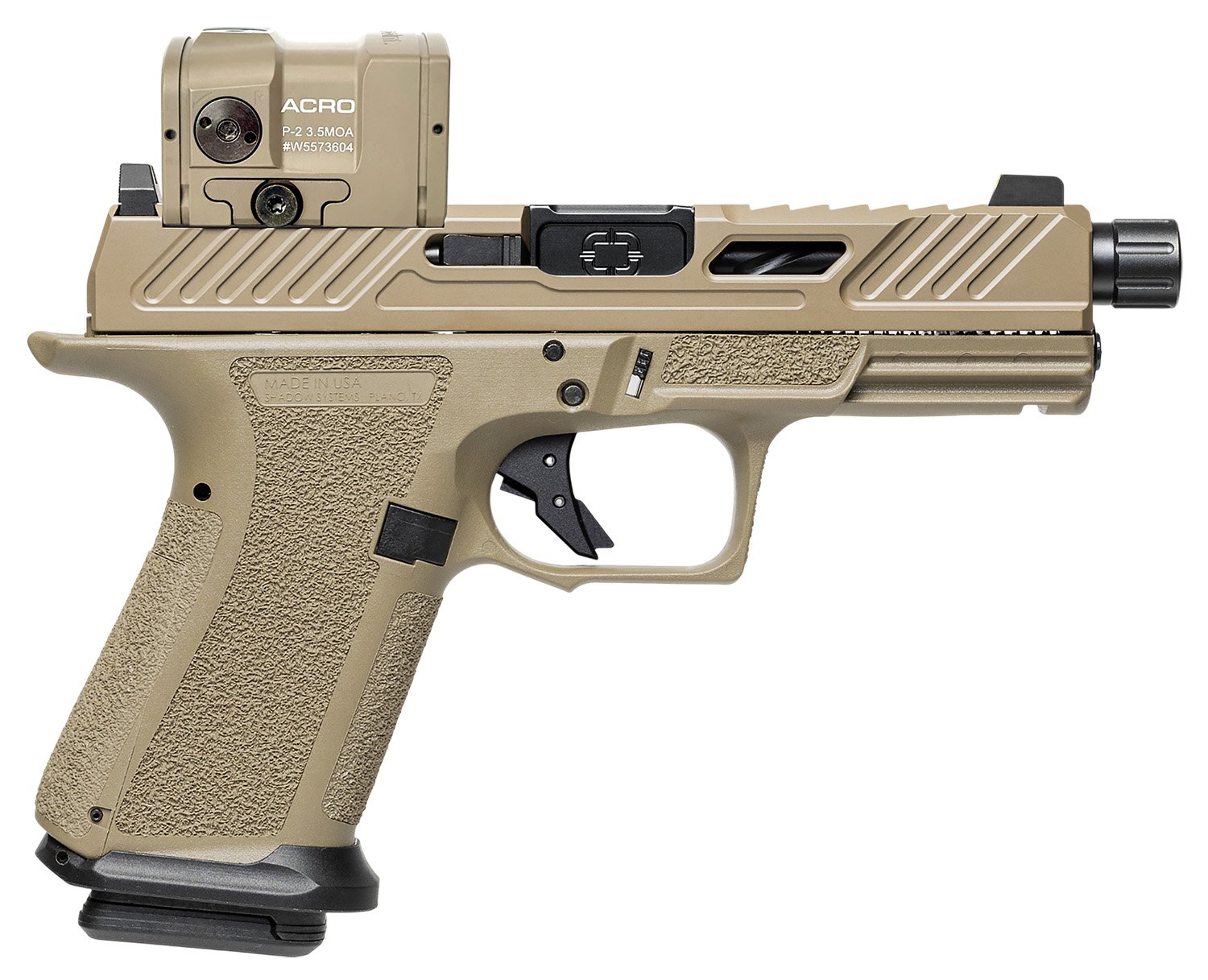 Shadow SS-1022-AM MR920 9MM ELT OR TH ACRO FDE - Shadow Systems - 9mm Luger