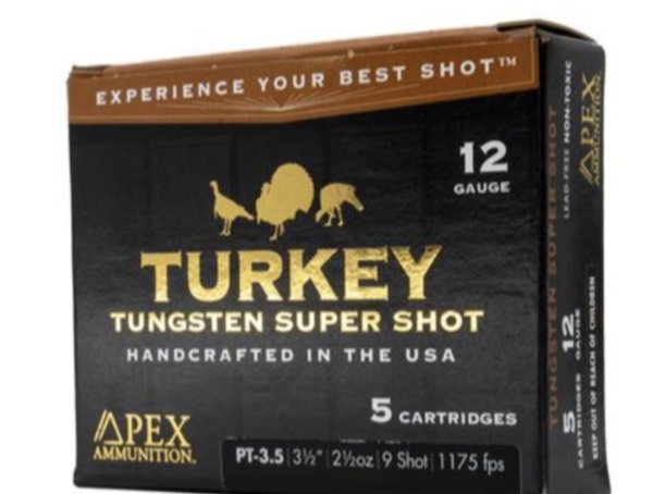 Apex PT35-9 Turkey TSS 12ga 3.5" 2.5oz #9 Shot 5rd 1175FPS Ammo - Apex Tactical Specialties - 12 GAUGE