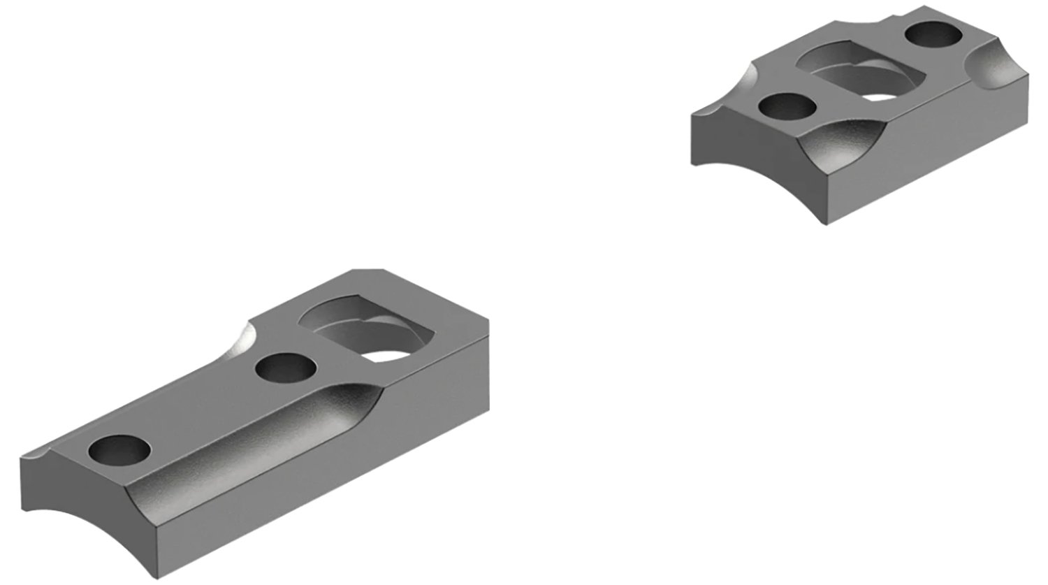 Leupold Ruger American Steel Double Dovetail 2-Piece Scope Base Matte Black