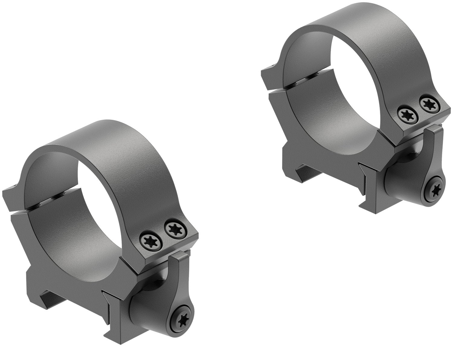Leupold QRW2 30mm Low Steel Scope Ring Set Matte Black
