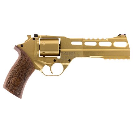Chiappa Rhino 60DS 357 Mag Gold Finish Fiber Optic