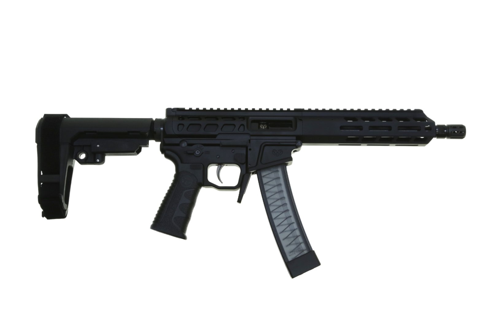 Wraithworks WARSCORP9 9mm Pistol 8.5 Barrel SBA3 Brace M-LOK Handguard