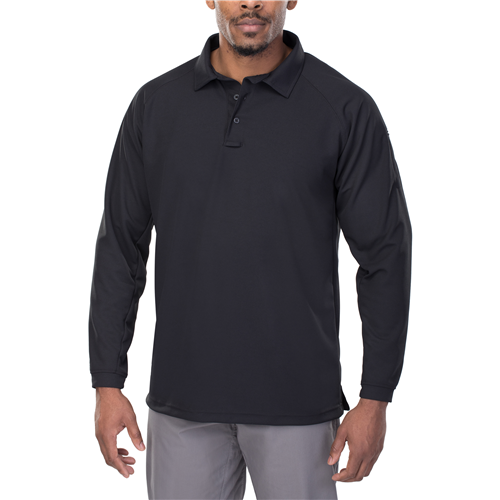 Vertx Coldblack Men's Long Sleeve Polo - Vertx