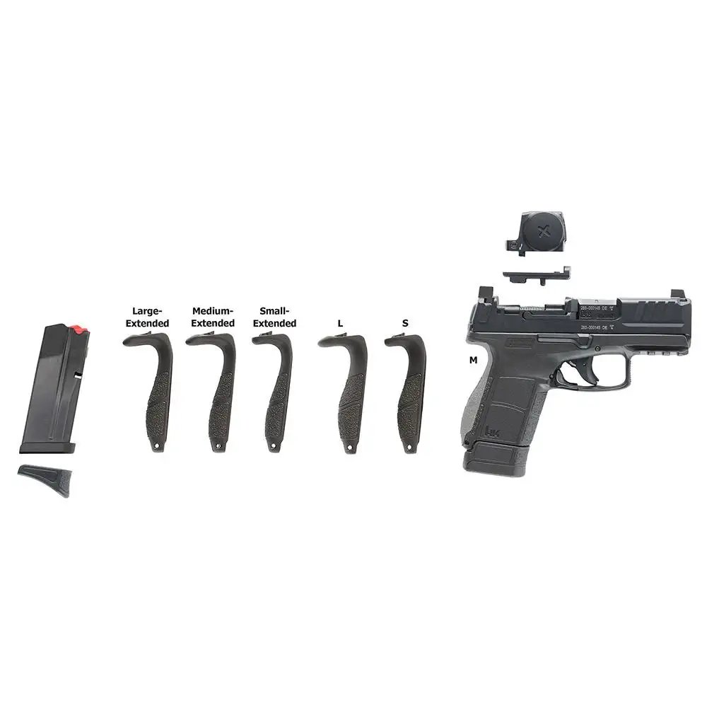 H&K VP9CC w/ Vortex Defender CCW Optic Handgun 9mm Luger 10rd Magazines(2) 3.13'' Barrel Tritium Front Sight