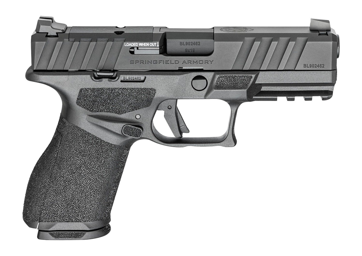 Springfield Echelon Alpha 4.0C Compact Low Capacity Handgun 9mm Luger 10rd Magazine(1) 4 Barrel U-DOT Sights CA Compliant