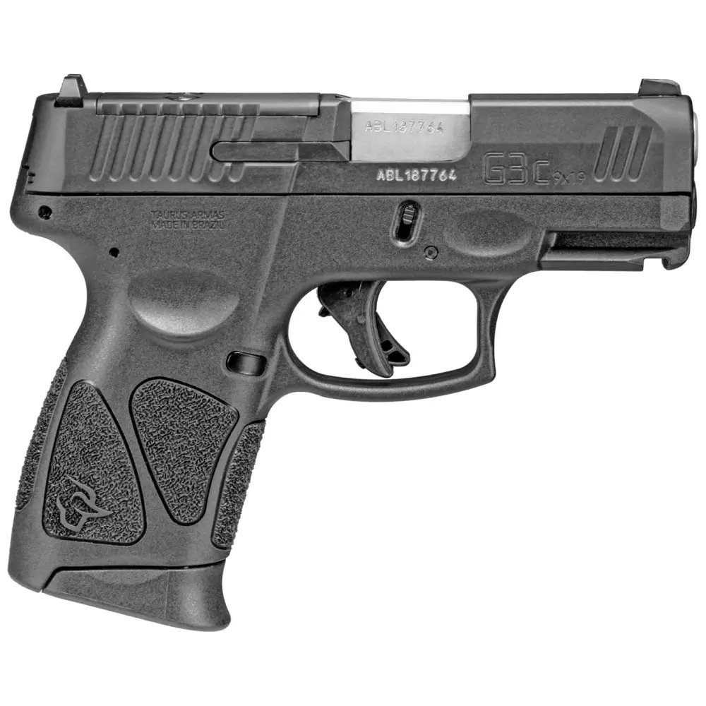 Taurus G3C TORO 9mm 3.2in Black 12rd Striker-Fired Compact Pistol - Taurus International Manufacturing, Inc. - 9mm