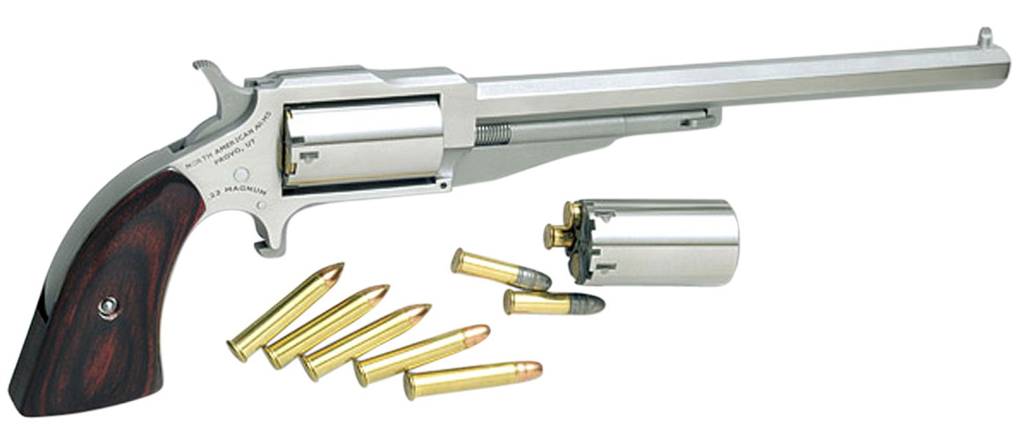 NAA 18606C 1860 Hogleg .22LR/.22WMR Revolver SS - NAA - 22 LR | 22 Magnum