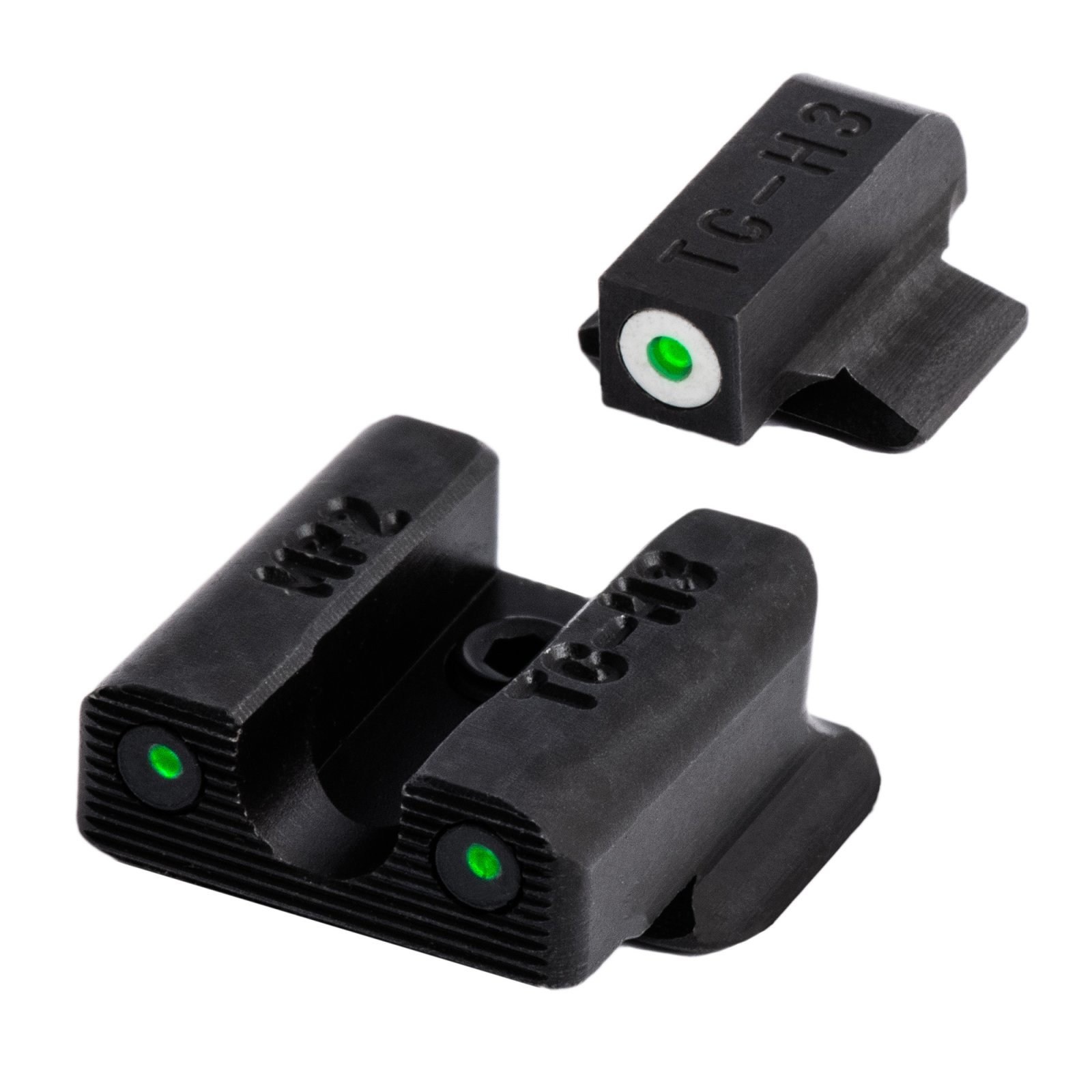 TruGlo Tritium Pro Sight Set for S&W Bodyguard .380 White Focus Lock Ring