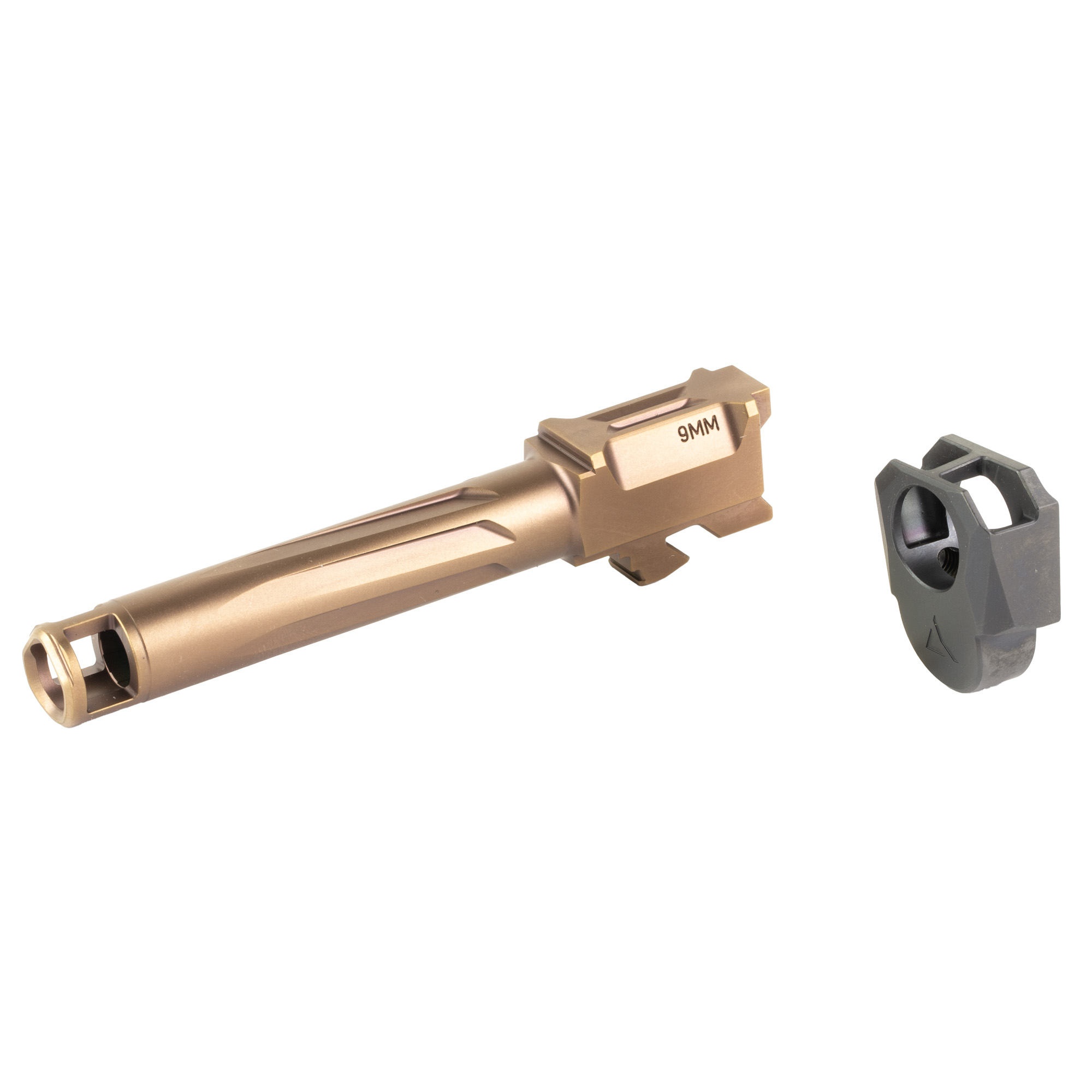 Radian R0834 Ramjet + Afterburner 9mm Glock19 Gen4 Bronze 416R Steel