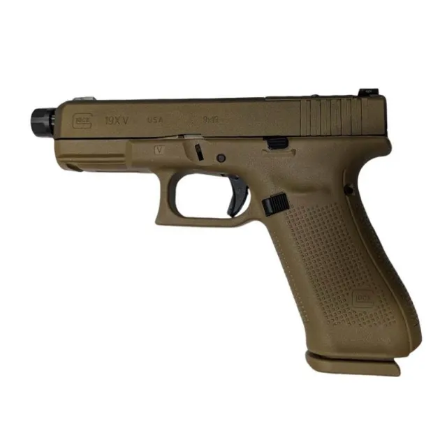Glock 19X V-Series 9mm 4.5 In 17-Rounds 3 Mags FDE RMR Cut - Glock Inc. - 9mm